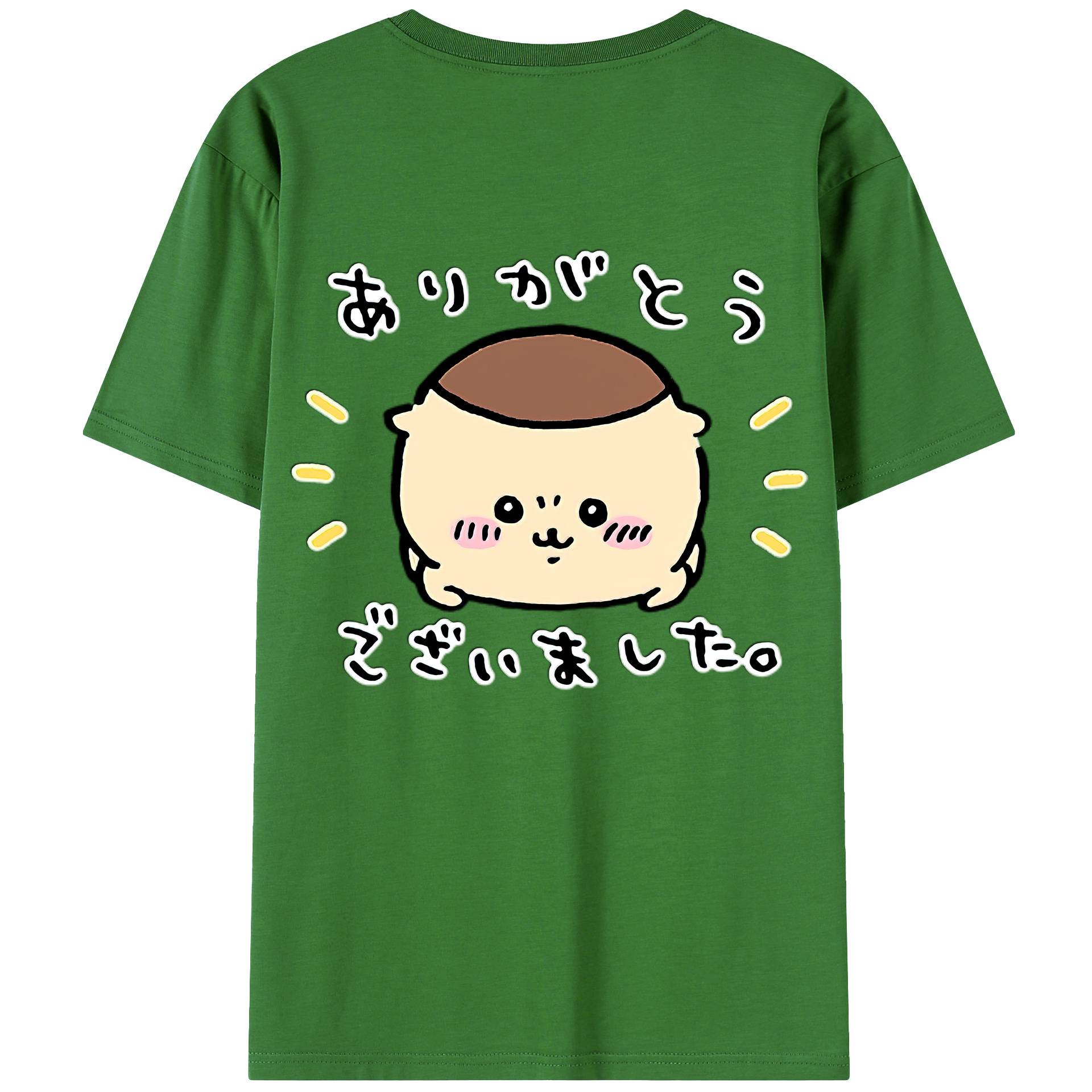 （画像用） ちいかわ くりまんじゅう Chii-kawa kuri manjū レディース半袖Tシャツ(バックプリント)